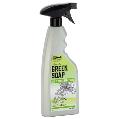 M.Green soap Nettoyant multi-usage basilicum & vetiver gras spray 500ml